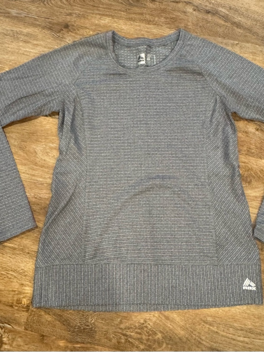 RBX Woman’s Gray Crewneck Knit Top